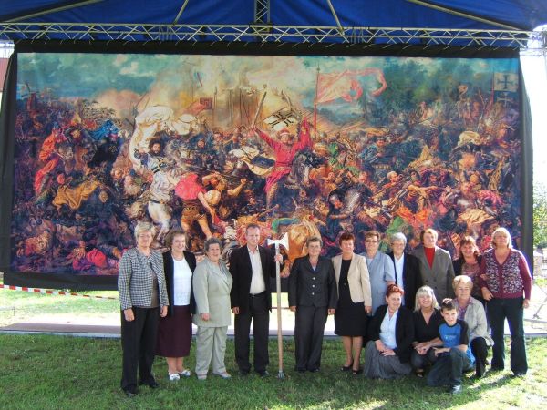 World's largest cross-stitch
                  embroidery - The Battle of Grunewald